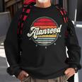 Retro Alanreed Home State Cool 70S Style Sunset Sweatshirt Gifts for Old Men