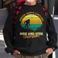 Retro Angier North Carolina Big Foot Souvenir Sweatshirt Gifts for Old Men