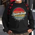 Retro Annetta South Home State Cool 70S Style Sunset Sweatshirt Gifts for Old Men