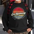 Retro East Rockaway Home State Cool 70S Style Sunset Sweatshirt Gifts for Old Men