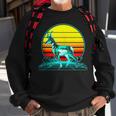 Retro Pronghorn Vaporwave Sweatshirt Gifts for Old Men