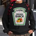 Retro Ranch Sauce Green Salad Dressing Halloween Costume Sweatshirt Gifts for Old Men