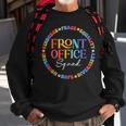 Retro School Secretary Admin Appreciation Front Office Squad Sweatshirt Gifts for Old Men