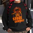 Retro Space Cowboy Cowgirl Rodeo Horse Astronaut Western Sweatshirt Gifts for Old Men