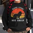 Retro Vintage Raise Lions Not Sheep Patriot Party Sweatshirt Gifts for Old Men