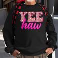 Retro Yee Haw Howdy Rodeo Western Country Southern Cowgirl Gift For Womens Sweatshirt Gifts for Old Men