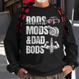Rods Mods & Dad Bods Hot Rod Mechanic Fabricator Sweatshirt Gifts for Old Men