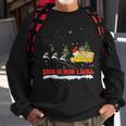 This Is How I Roll School Bus Driver Christmas Pajamas X-Mas Sweatshirt Gifts for Old Men