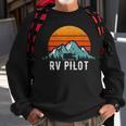 Rv Pilot Motorhome Travel Stuff Rv Vacation Retro Rv Pilot Sweatshirt Gifts for Old Men