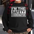 Safety Coordinator Square Graphic Sweatshirt Gifts for Old Men