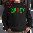 Sauce Lovers Hot Chilli Pepper Sweatshirt Gifts for Old Men