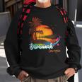 Savannah Georgia Beach Summer Vacation Palm Trees Sunset Men Georgia Gifts And Merchandise Funny Gifts Sweatshirt Gifts for Old Men