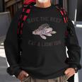Save The Reef Eat A LionfishDiving Sweatshirt Gifts for Old Men