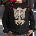 Scary Halloween Anatomy Rib Cage Human SkeletonScary Halloween Sweatshirt Gifts for Old Men