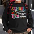 School Custodian I Clear The Trail For Learning Janitor Sweatshirt Gifts for Old Men