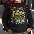Senior Year 2024 Graduation Class Of 2024 My Last First Day Sweatshirt Gifts for Old Men
