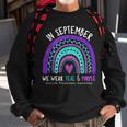 In September We Wear Teal & Purple Suicide Awareness Ribbon Sweatshirt Gifts for Old Men