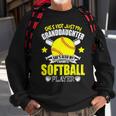 Shes Also My Favorite Softball Fathers Day Sweatshirt Gifts for Old Men