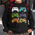 Skeleton Zombie Gaming Controllers Halloween For Gamer Boys Sweatshirt Gifts for Old Men Skeleton Zombie Gaming Controllers Halloween For Gamer Boys Sweatshirt Gifts for Old Men