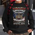 Skull Im A Grumpy Old Man I Was Born In September Sweatshirt Gifts for Old Men