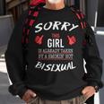 Sorry This Girl Is Taken By Hot Bisexual FunnyLgbt LGBT Funny Gifts Sweatshirt Gifts for Old Men