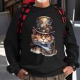Steampunk The Commander Cat Victorian Sweatshirt Gifts for Old Men