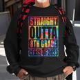 Straight Outta 8Th Grade Graduation Class Of 2023 Tie Dye Sweatshirt Gifts for Old Men