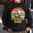 Suphalak Cat Dad Retro Vintage Cats Lover & Owner Sweatshirt Gifts for Old Men