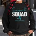 Support Squad Teal Ribbon Ptsd Awareness Sweatshirt Gifts for Old Men