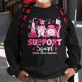 Support Squad Tooth Dental Breast Cancer Awareness Dentist Sweatshirt Gifts for Old Men