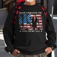 Never Surrender The Usa Grunge Vote Trump 2024 Sweatshirt Gifts for Old Men
