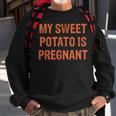 My Sweet Potato Is Pregnant Couples Pregnancy Announcement Sweatshirt Gifts for Old Men