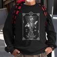 Tarot Card The Reader Bookish Astrology Skeleton Astrology Funny Gifts Sweatshirt Gifts for Old Men