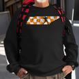 Tennessee State Flag Knoxville Orange Quarterback Outline Sweatshirt Gifts for Old Men
