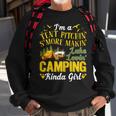 Tent Pitching Smore Making Lake Loving Camping Kinda Girl Gift For Womens Sweatshirt Gifts for Old Men