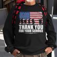 Thank You For Your Services Patriotic Veterans Day For Men Sweatshirt Gifts for Old Men