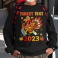Thanksgiving Turkey Trot 2023 Pumpkin Autumn Turkey Running Sweatshirt Gifts for Old Men