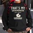 That's My Grandson Out There Swimming Sweatshirt Gifts for Old Men