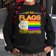The Only Flags That Matter Rhode Island Lgbt Gay Pride Sweatshirt Gifts for Old Men