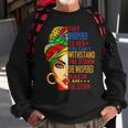They Whispered To Her Melanin Queen Lover Gift Sweatshirt Gifts for Old Men