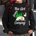 This Girl Loves Camping Teardrop Trailer Rv Camper Sweatshirt Gifts for Old Men