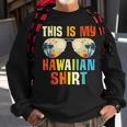 This Is My Hawaiian Tropical Summer Party Hawaii Sweatshirt Gifts for Old Men