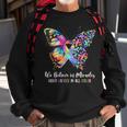 Together Believe In Miracles Fight Cancer In All Color Sweatshirt Gifts for Old Men