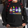 Together We Rise Funny Gnome Lgbtq Equality Ally Pride Month Sweatshirt Gifts for Old Men
