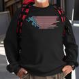Track And Field Running Usa American Flag Marathon Runner Sweatshirt Gifts for Old Men