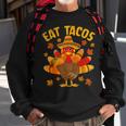 Turkey Eat Tacos Mexican Sombrero Thanksgiving Family Sweatshirt Gifts for Old Men