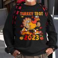 Turkey Trot 2023 Thanksgiving Turkey Running Runner Autumn Sweatshirt Gifts for Old Men
