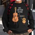 Uke I Am Your Father Funny Guitar Music Lover Ukulele Sweatshirt Gifts for Old Men