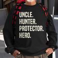 Uncle Hunter Protector Hero Uncle Profession Superhero Sweatshirt Gifts for Old Men