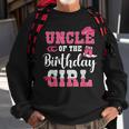 Uncle Of The Birthday Girl Western Cowgirl Themed 2Nd Bday Sweatshirt Gifts for Old Men